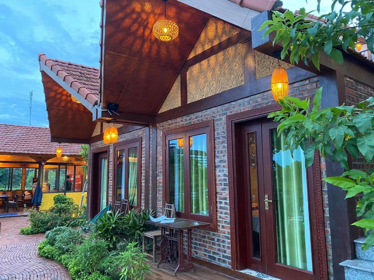 Papaya Bungalow & Rice Fields Apartment Нин Бин Екстериор снимка