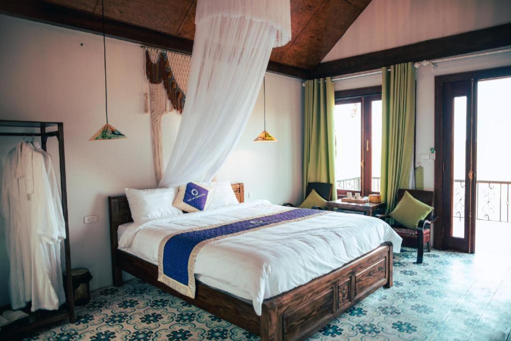 Papaya Bungalow & Rice Fields Apartment Нин Бин Екстериор снимка