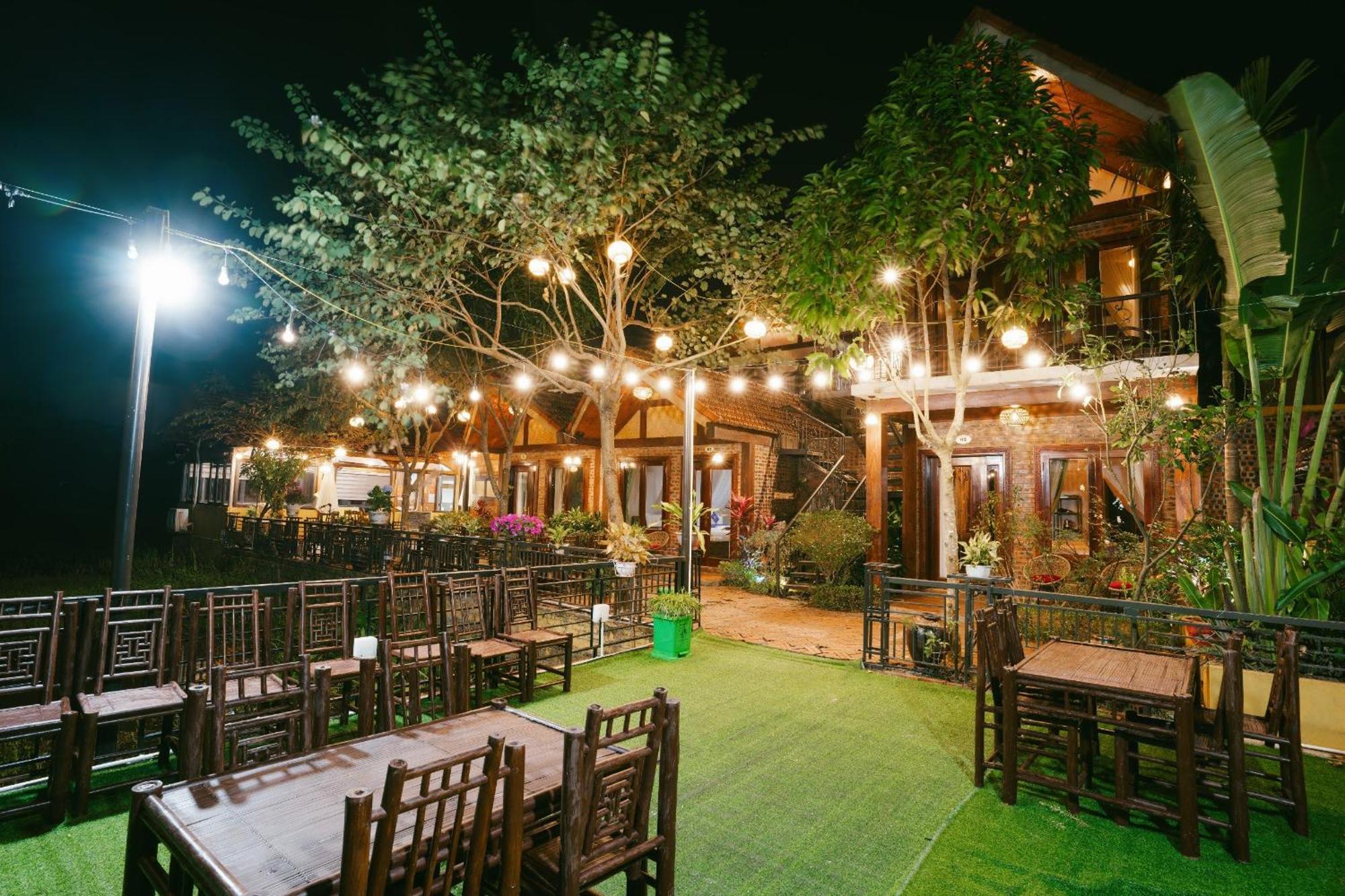 Papaya Bungalow & Rice Fields Apartment Нин Бин Екстериор снимка