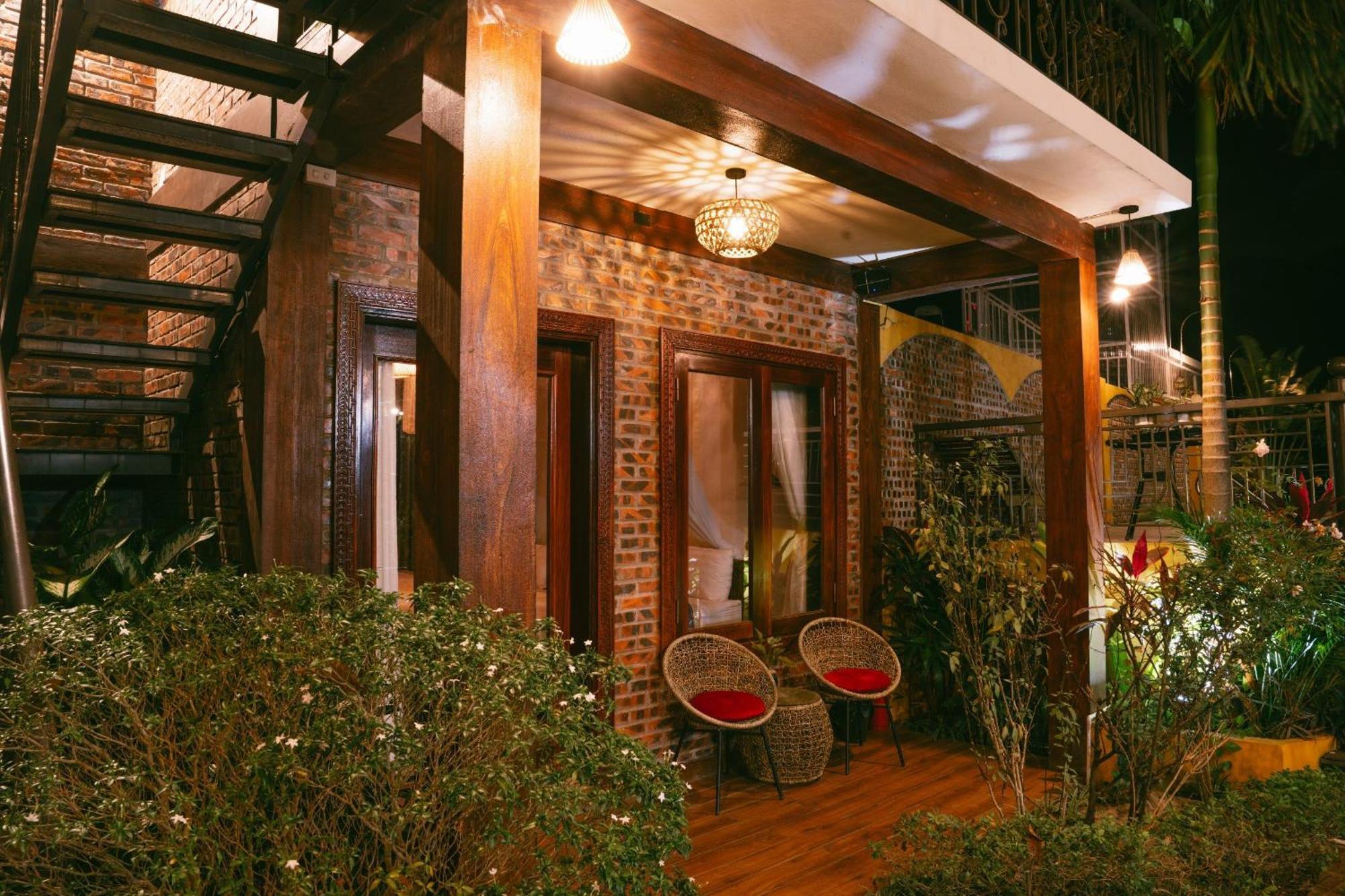 Papaya Bungalow & Rice Fields Apartment Нин Бин Екстериор снимка