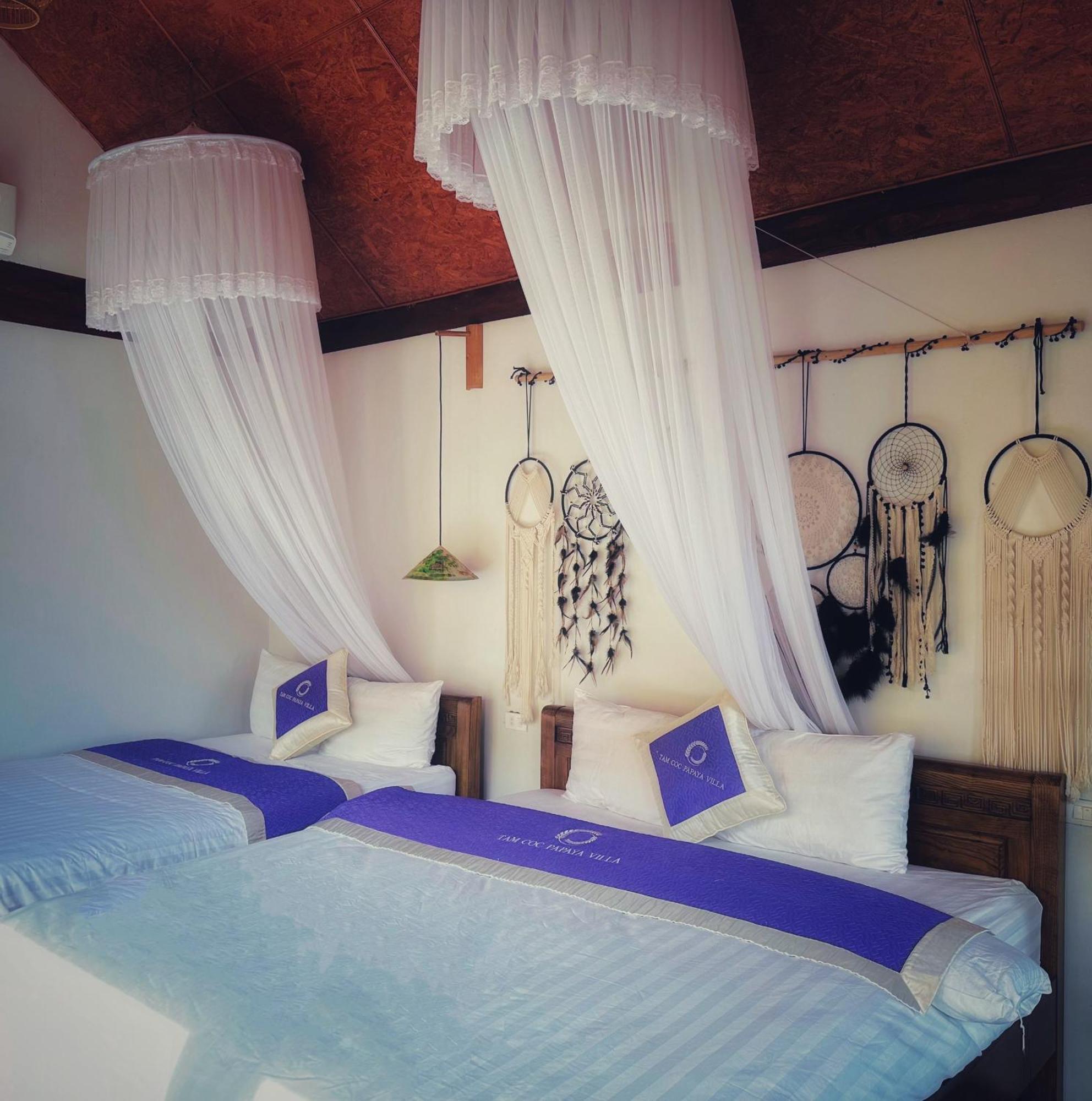 Papaya Bungalow & Rice Fields Apartment Нин Бин Екстериор снимка