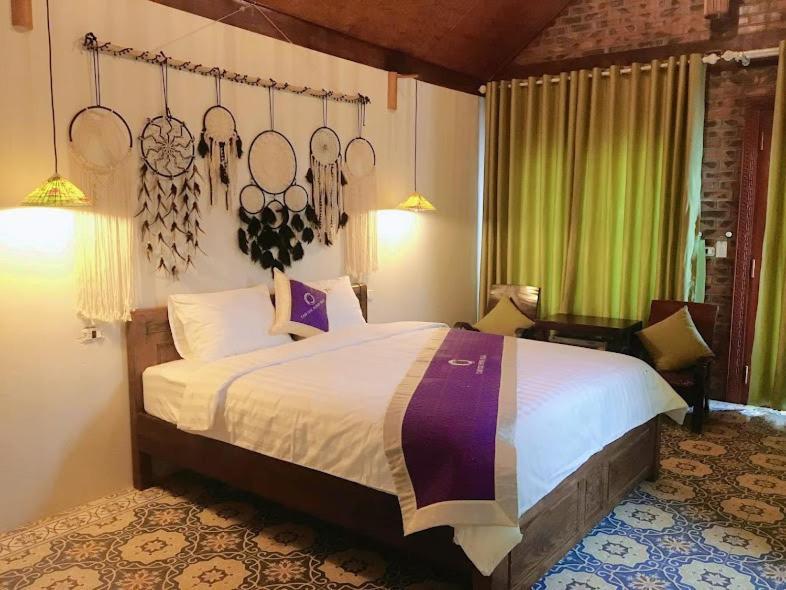 Papaya Bungalow & Rice Fields Apartment Нин Бин Екстериор снимка