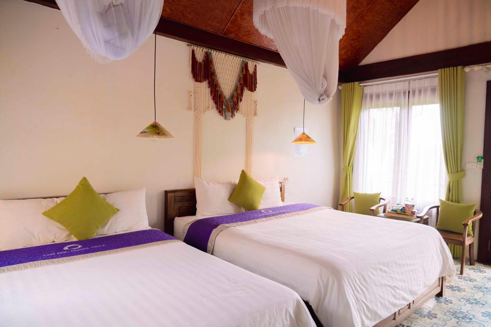 Papaya Bungalow & Rice Fields Apartment Нин Бин Екстериор снимка