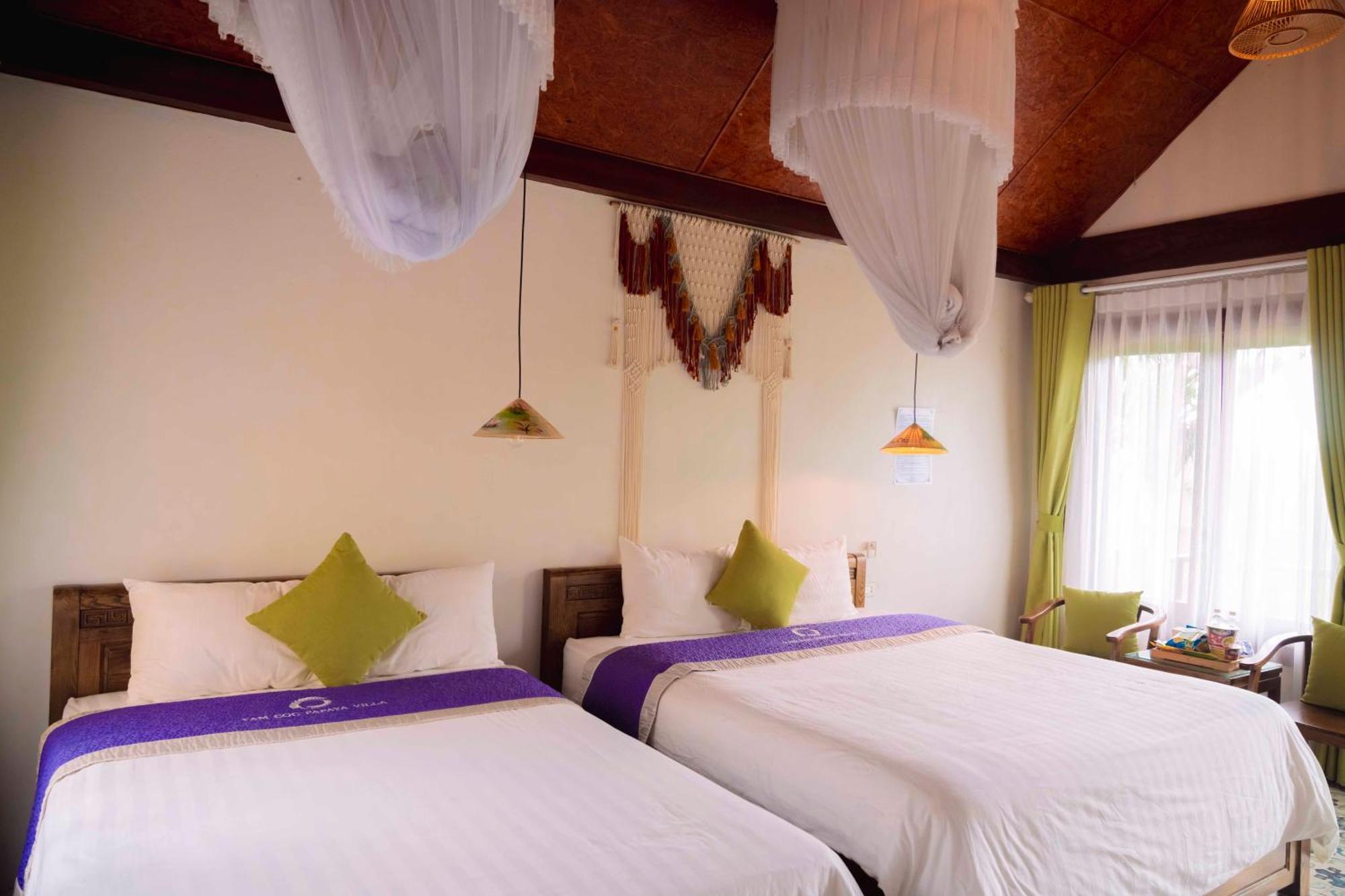 Papaya Bungalow & Rice Fields Apartment Нин Бин Екстериор снимка