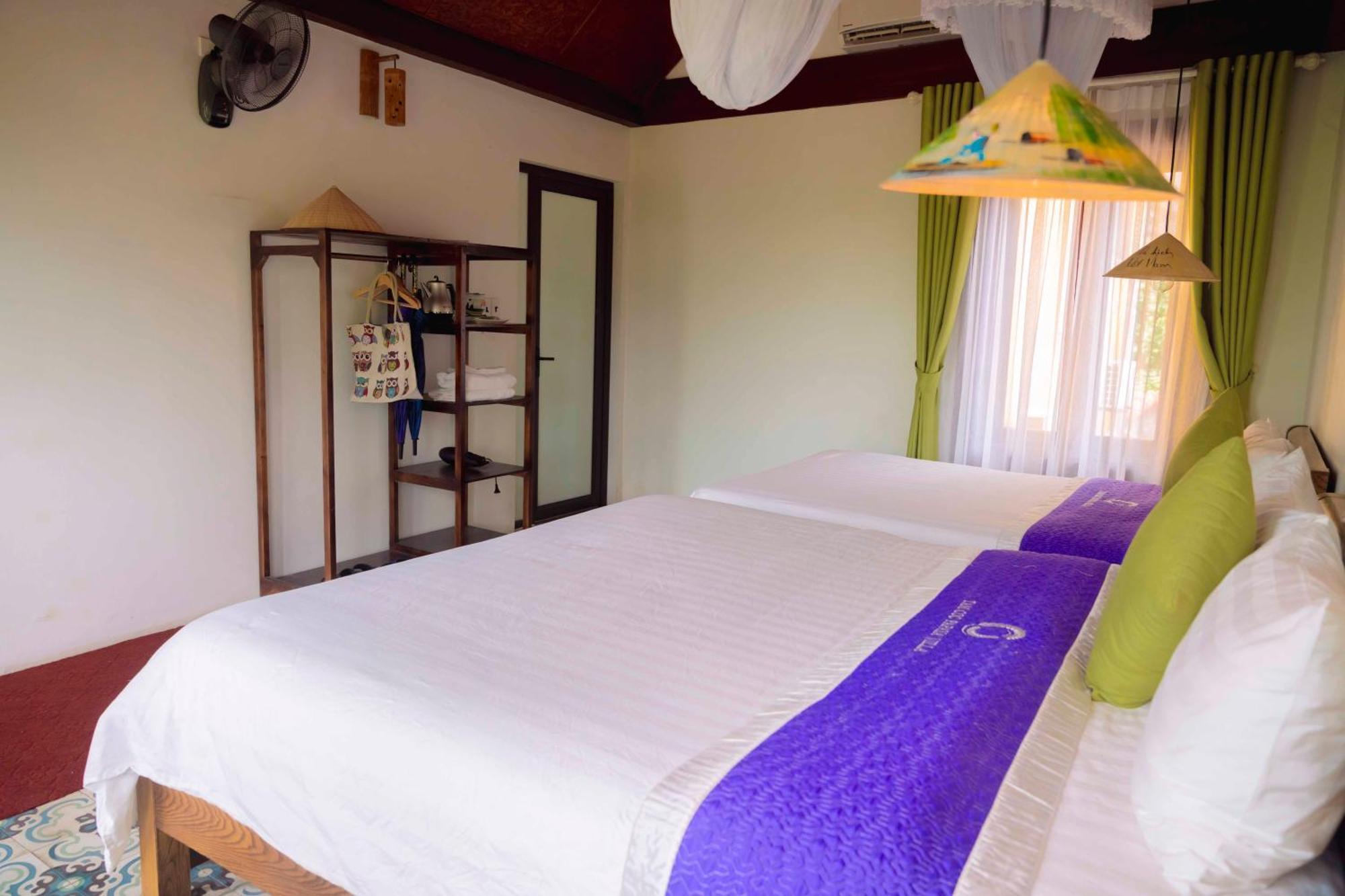 Papaya Bungalow & Rice Fields Apartment Нин Бин Екстериор снимка